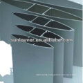 Aluminum extrusion aerofoil LOUVER BLADE used as Exterior Louver